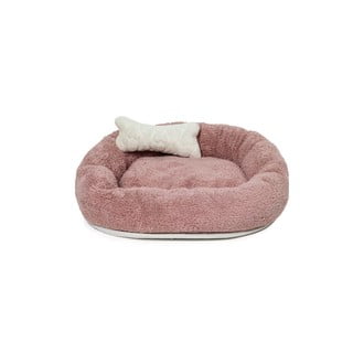 Pat de pluș roz pentru animale de companie - Lydia&Co