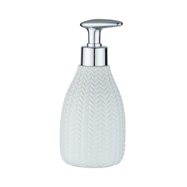 Dozator din ceramică pentru săpun lichid Wenko Barinas, alb-image-1