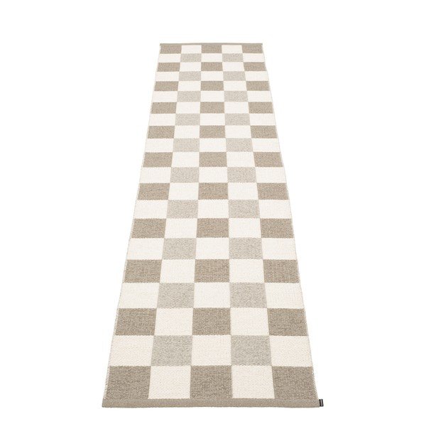 Covor tip traversă pentru interior și exterior bej/crem 70x300 cm Pix Dark Linen – Pappelina