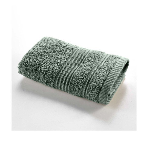Prosop verde salvie din bumbac din frotir 30x50 cm Tendresse – douceur d'intérieur