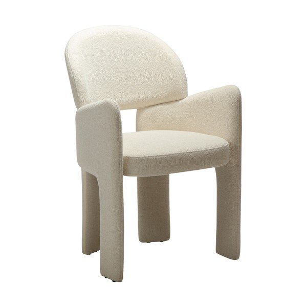Scaun de living bej cu cotiere Aole – DAN-FORM Denmark