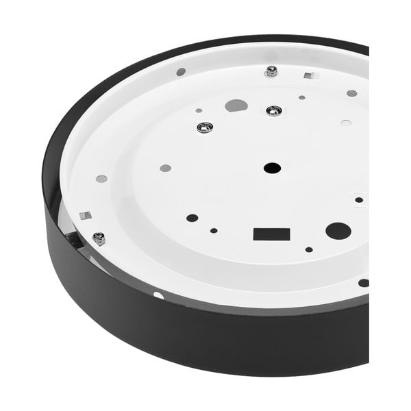 Plafonieră neagră cu abajur din sticlă - LAMKUR-image-4