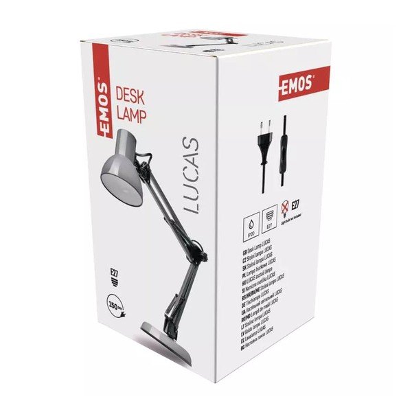 Veioză gri (înălțime 48 cm) Lucas – EMOS-image-1