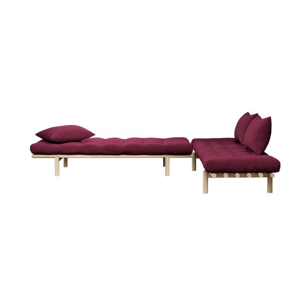Canapea roșie extensibilă 200 cm Pace - Karup Design-image-4