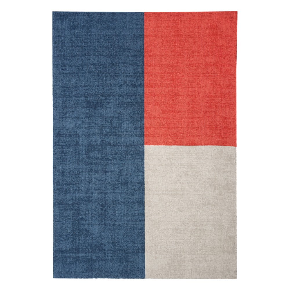 Covor Asiatic Carpets Blox, 160 x 230 cm, roșu-albastru