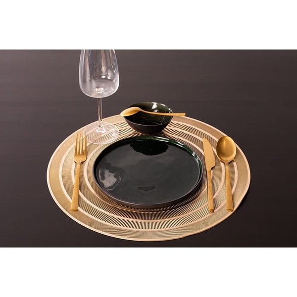 Suport de farfurie Tiseco Home Studio, ⌀ 39,5 cm, auriu-image-1