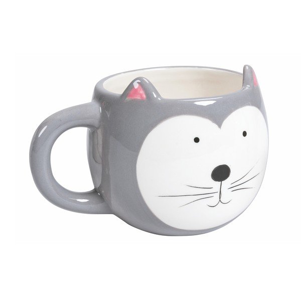 Set 2 căni din dolomită Villa d'Este Cat Mug, 400 ml-image-1