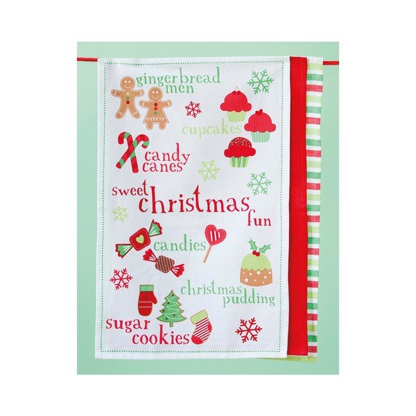 Set 3 prosoape de bucătărie Sweet Christmas-image-1