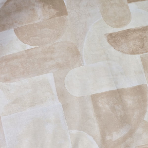 Lenjerie de pat bej pentru pat dublu 200x200 cm Sloane Geo – Catherine Lansfield-image-4