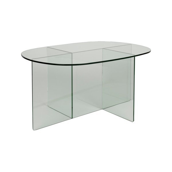 Măsuță de cafea din sticlă 60x80 cm Linea – Zuiver