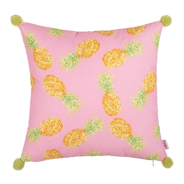 Față de pernă Apolena Pink Pineapple, 43 x 43 cm