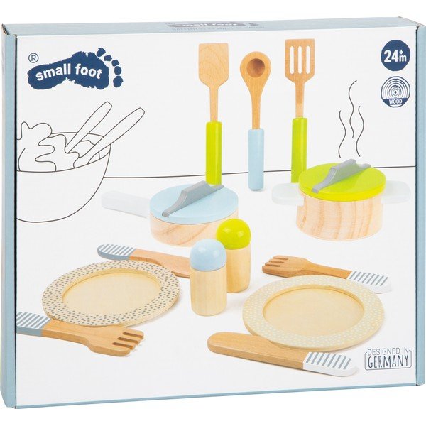 Set de bucătărie din lemn pentru copii Legler Play Kitchen-image-1
