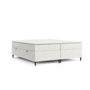 Pat boxspring crem cu spațiu de depozitare 160x200 cm Araya – Maison de Rêve