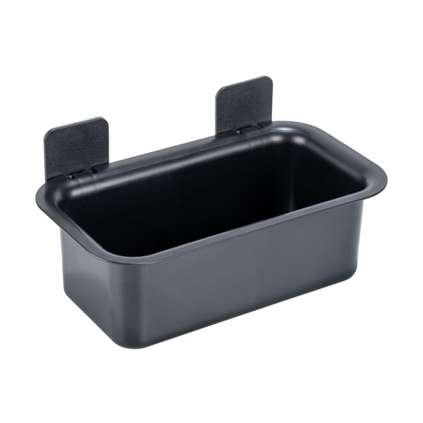 Raft pentru baie negru autoadeziv din plastic Parma – Allstar-image-2
