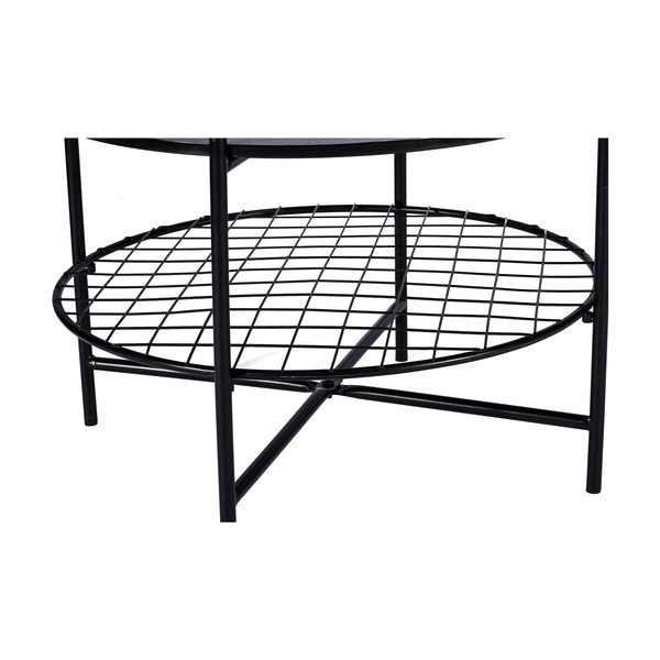 Măsuță rotundă de cafea Bonami Selection Joe, Ø 63 cm, negru-image-3