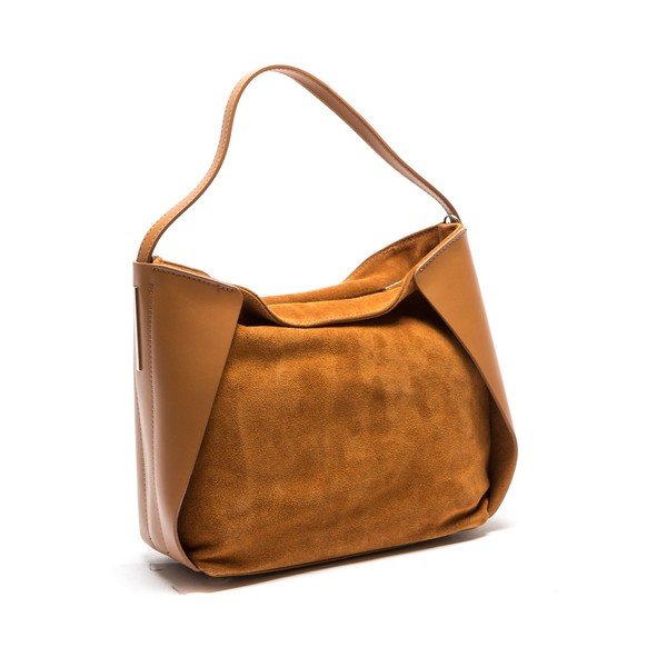 Poșetă din piele Isabella Rhea, cognac-image-3