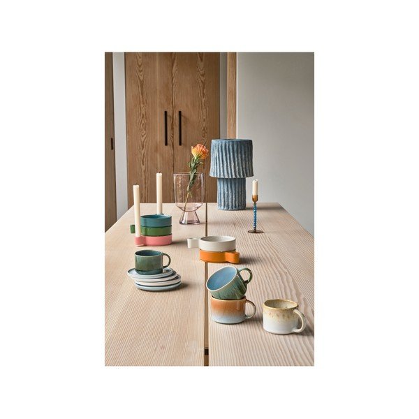 Vază roz-deschis din sticlă (înălțime 24 cm) Drum – Villa Collection-image-2