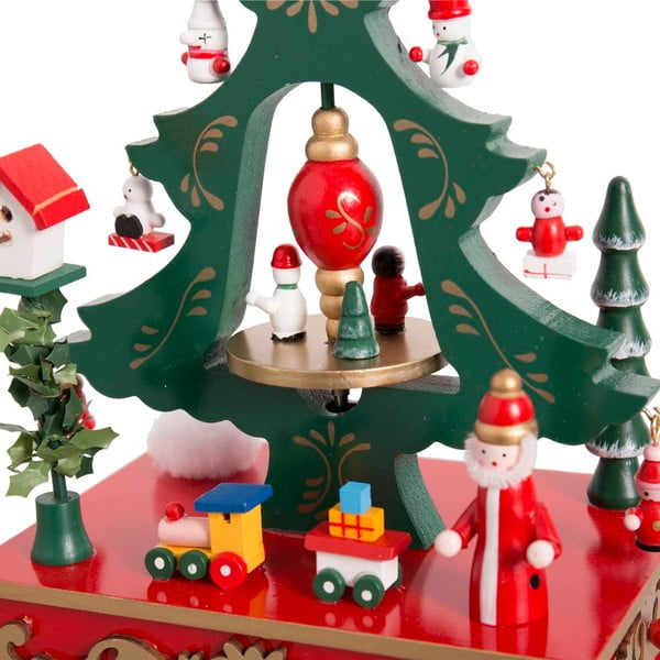 Figurină muzicală din lemn (înălțime 24 cm) Christmas Tree – Casa Selección-image-1