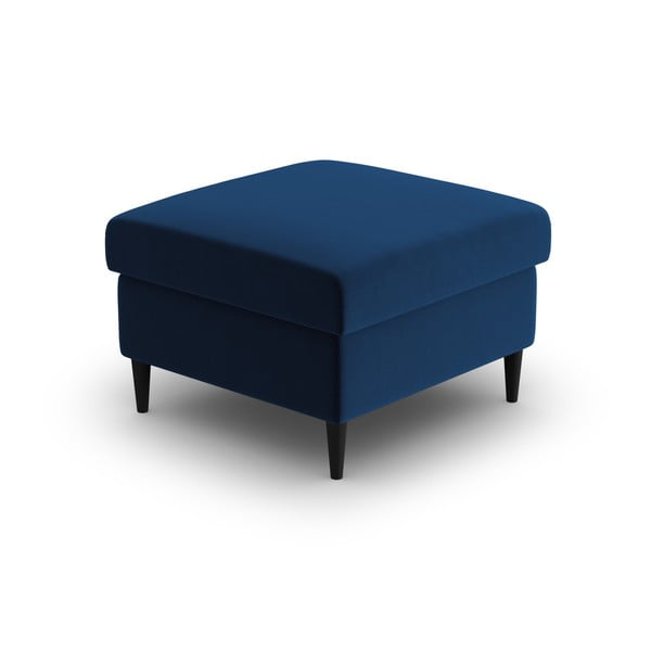 Taburet albastru cu tapițerie din catifea Kyoto – Cosmopolitan Design-image-2