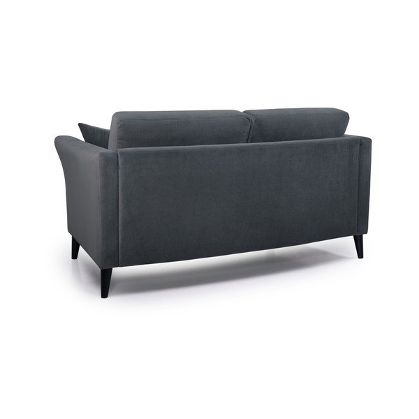 Canapea gri   din catifea 165 cm Eden - Scandic-image-3