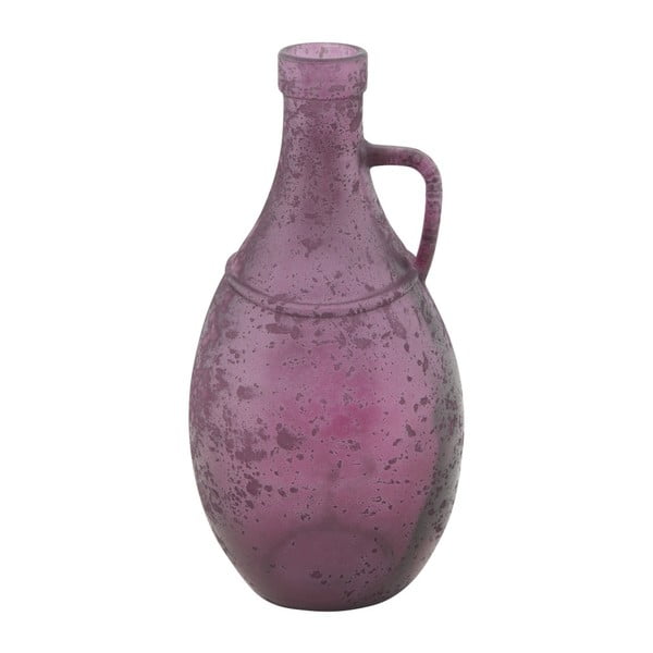 Vază din sticlă reciclată Mauro Ferretti Bordeaux, ⌀ 12,5 cm, mov