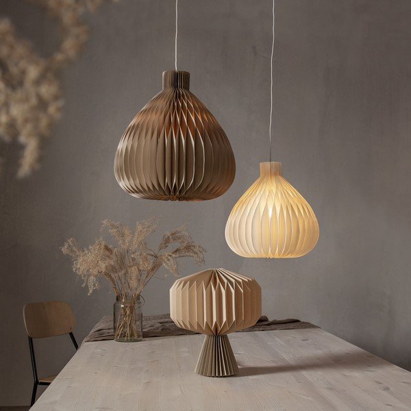 Abajur crem ø 28 cm Honeycomb – Star Trading-image-3