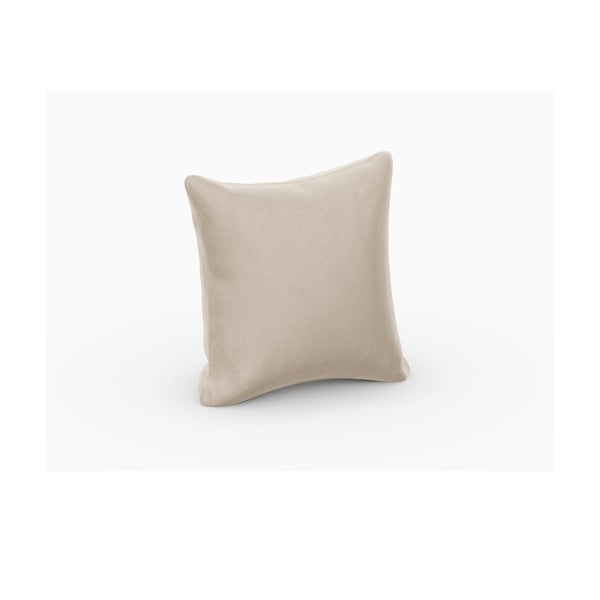 Pernă pentru canapea modulară bej cu tapițerie din catifea Rome Velvet - Cosmopolitan Design-image-1