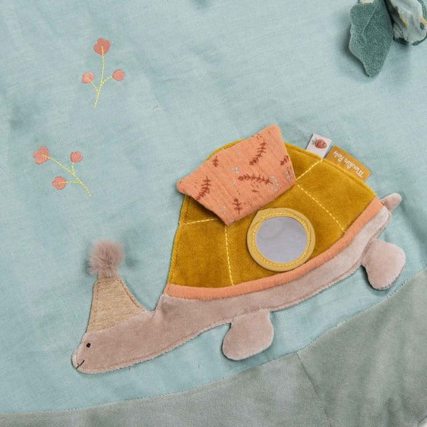 Saltea de joacă pentru copii verde-deschis Trois Petits Lapins – Moulin Roty-image-3