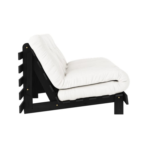 Canapea crem extensibilă 160 cm Roots Black Night – Karup Design-image-4