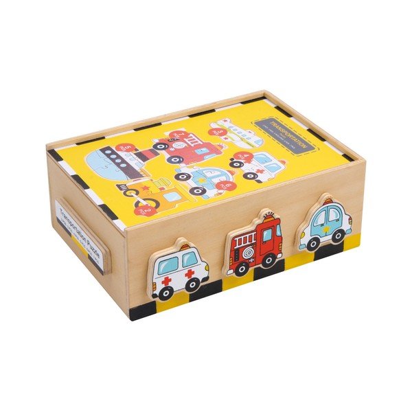 Puzzle din lemn Legler Vehicles-image-1