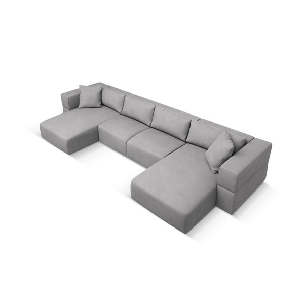 Colțar gri deschis (în formă de "U") Esther – Milo Casa-image-2