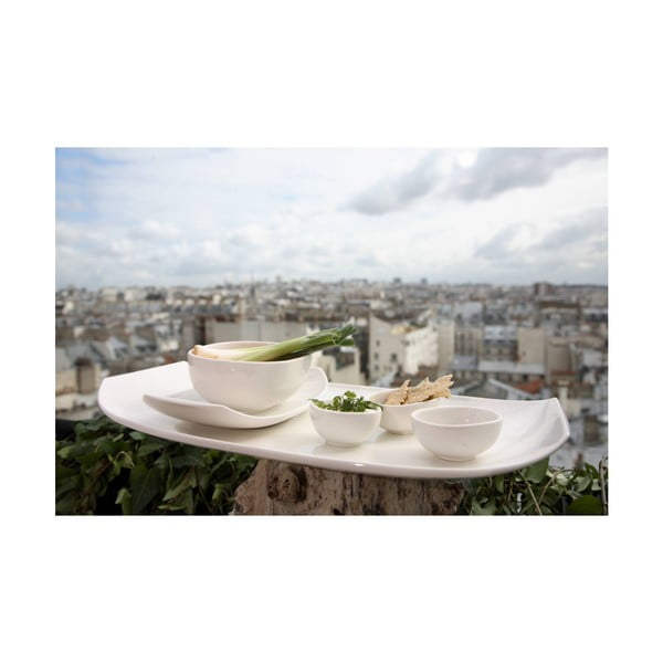 Farfurie din porțelan Villeroy & Boch Urban Nature, 50 x 25 cm, alb-image-1