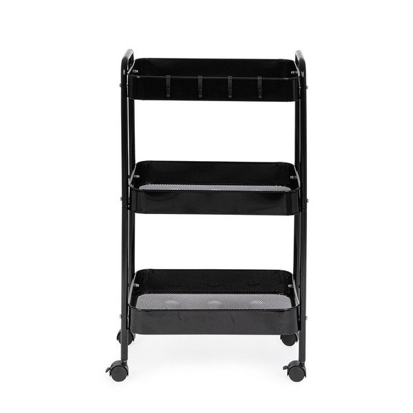 Măsuță de servire cu roți din metal 29,5x41 cm Leiky – Yes Everyday