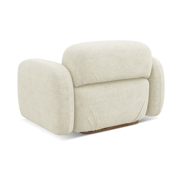 Modul pentru canapea modulară crem cu tapițerie din țesătură bouclé Ailani – Makamii-image-4