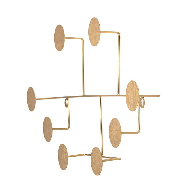 Cuier de perete auriu din metal  Fia - Bloomingville-image-3