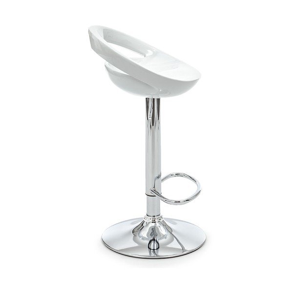 Set de scaune de bar alb cu înălțime ajustabilă 2 buc. (înălțime șezut 50 cm) Mirko – Tomasucci-image-2