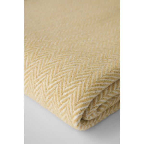 Pled din amestec de bumbac Euromant Skyline, 140 x 180 cm, gri - maro-image-1