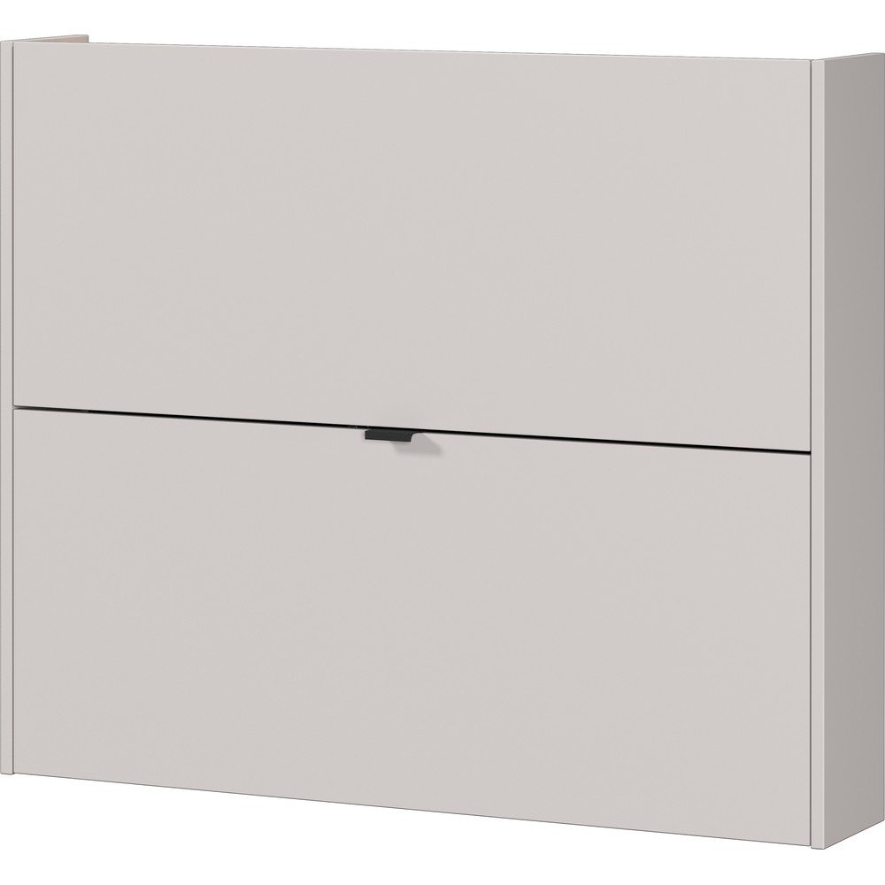 Pantofar crem cu deschidere înclinată/suspendat cu aspect de lemn de stejar 100x83x18 cm Ameca – Germania
