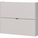 Pantofar crem cu deschidere înclinată/suspendat cu aspect de lemn de stejar 100x83x18 cm Ameca – Germania