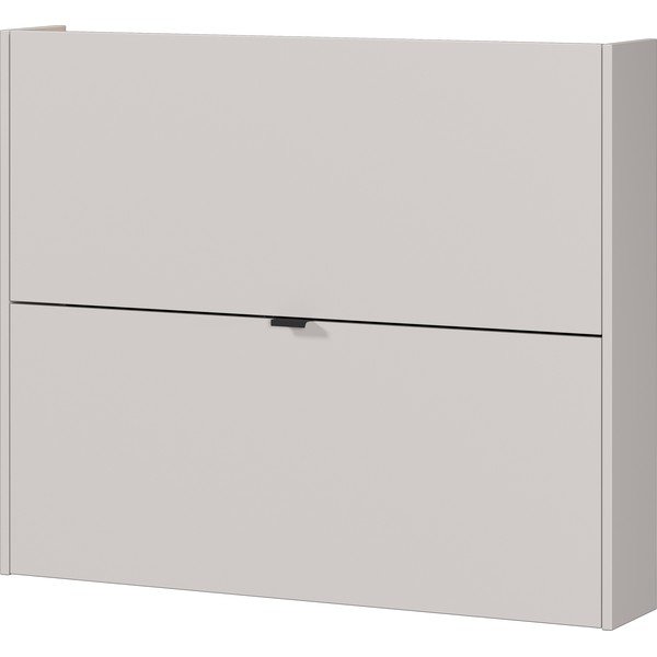 Pantofar crem cu deschidere înclinată/suspendat cu aspect de lemn de stejar 100x83x18 cm Ameca – Germania
