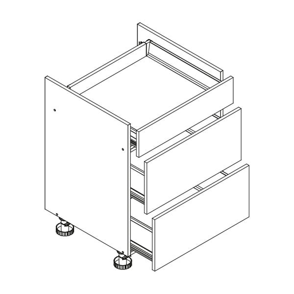 Dulap de bucătărie tip bază (lățime 60 cm) Kai – STOLKAR-image-2