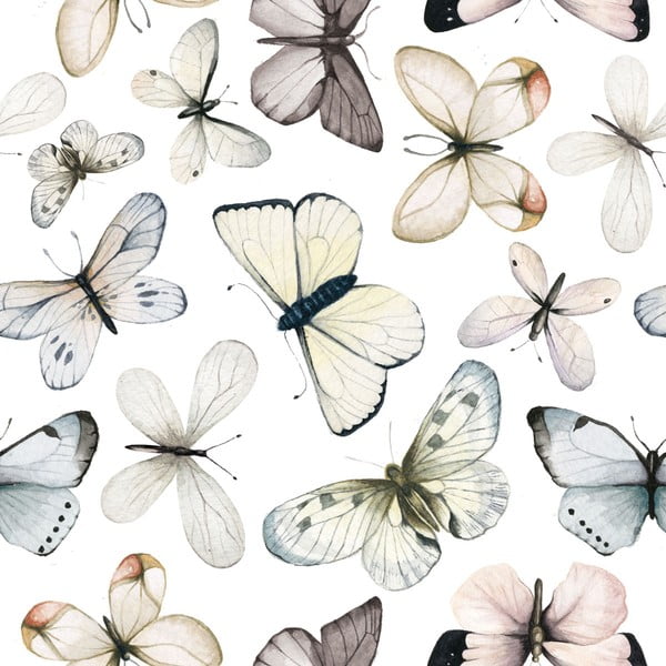 Tapet cu model cu fluturi Dekornik Butterflies, fluturi