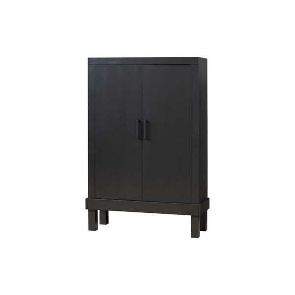 Dulap negru din lemn   de pin 107x160 cm Bonk – Basiclabel -image-4