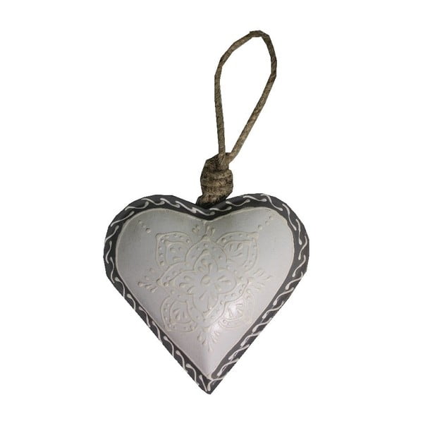 Inimă decorativă Antic Line Light Heart, 10 cm