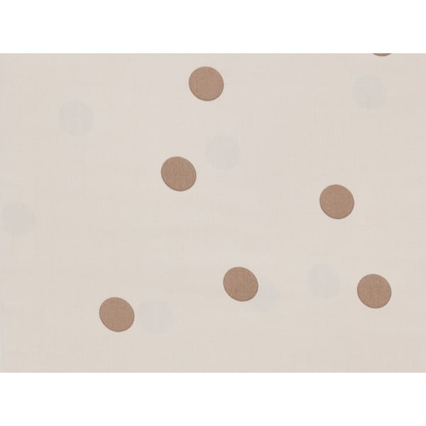 Lenjerie de pat maro din bumbac satinat pentru pat de o persoană 140x200 cm Solaris – Södahl-image-1