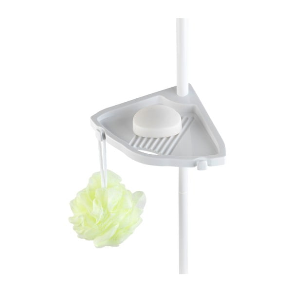 Raft telescopic de perete pentru baie Wenko Easy, alb-image-2