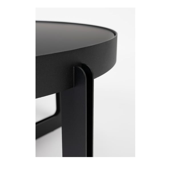 Măsuță de cafea neagră rotundă Centre – Zuiver-image-1