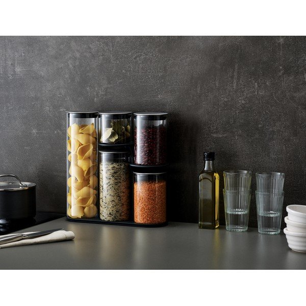 Recipiente 5 buc. din plastic pentru alimente Podium – Joseph Joseph-image-4