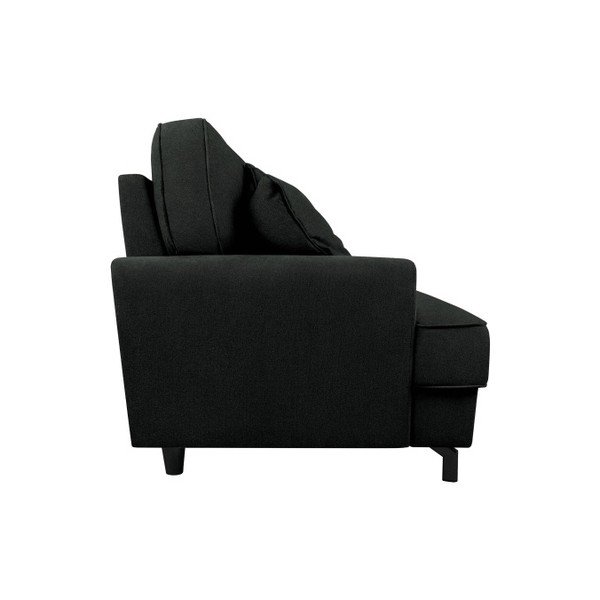 Canapea cu 3 locuri Kooko Home Salsa, negru -image-3