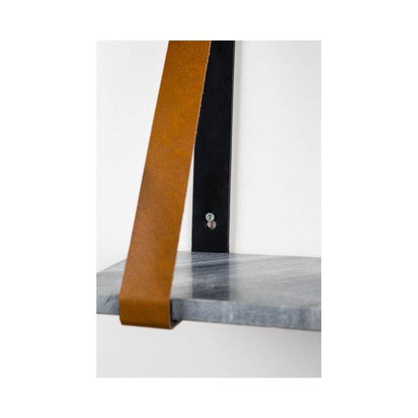 Raft de perete din marmură Zuiver Fad, gri-image-3